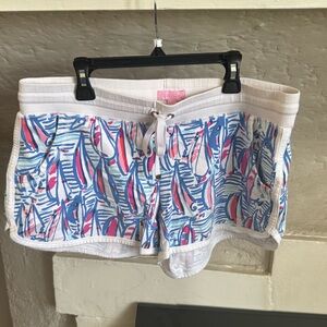 Lilly Pulitzer cotton sailboat shorts